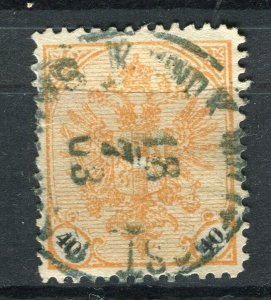 BOSNIA; 1901 early Eagle Coat of Arms issue fine used 40h. value