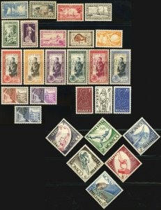 MONACO Postage Stamp Collection EUROPE Mint LH NH OG