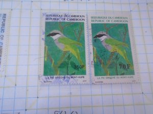 Cameroon  #  861-64  used  Birds