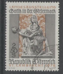 AUSTRIA SG1808 1978 GOTHIC ART IN STYRIA FINE USED