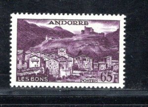 ANDORRA - FRENCH ADMINISTRATION SC# 140 FVF/MLH