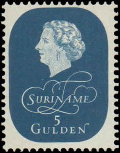 Suriname #272-275, Complete Set(4), 1959, Royalty, Hinged