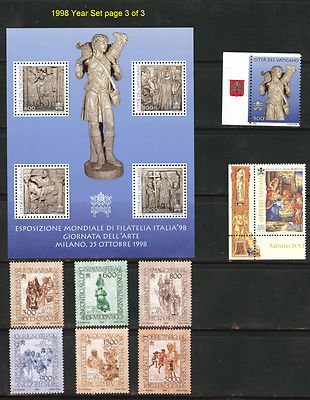 VATICAN MNH** 1998 Yeas set Scott 1063-1094 See all three...