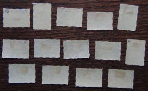 Nyasaland 1945 - 1950 set to 20s MM slight album remains on some values