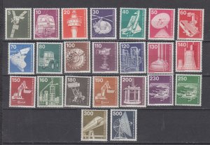 J47277 JL Stamps 1975-82 germany berlin set mnh #9n359-9n376 industries
