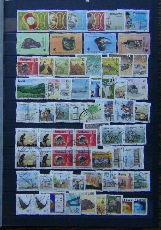 Zimbabwe 1982 Scouts TB 1983 Sculptures MNH 1985 values to $1 x 4 Used