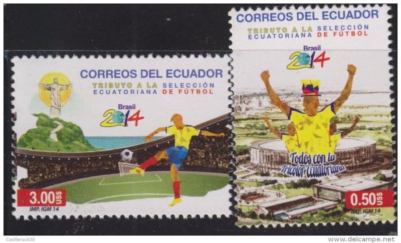 O) 2014 ECUADOR, TRIBUTE TO THE SELECTION OF FOOTBALL, WORLD BRAZIL 2014