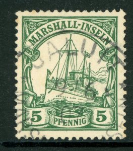 Marshall Islands 1901 Germany 5 pfg Brown Sc #14 VFU X61