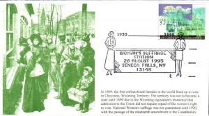 #2980 Women's Suffrage S & T FDC