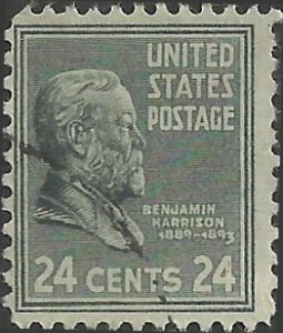 # 828 USED BENJAMIN HARRISON