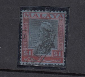 Malaya Selangor  1935 $1 SG83 VFU  BP6122