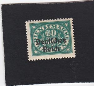 Bavaria #O-59 unused