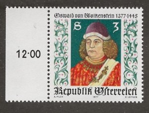 AUSTRIA  # SC 1052   MNH
