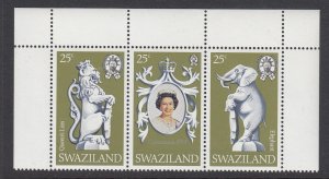 Swaziland 302a-c QEII Coronation mnh