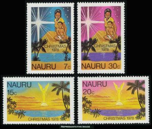 Nauru Scott 184-187 Mint never hinged.