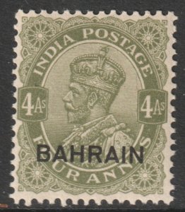 Bahrain Scott 17 - SG19 1933 George V 4a MH*