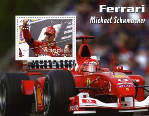 Somalia 2003 FERRARI Michael Schumacher s/s Perforated Mint (NH)