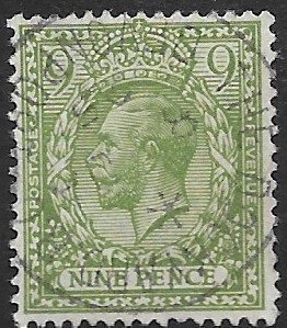 GB 183   1922  9 pence  fine used
