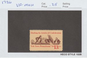 U.S.  Scott# 1726 1977 American Bicentennial Issue XF MNH