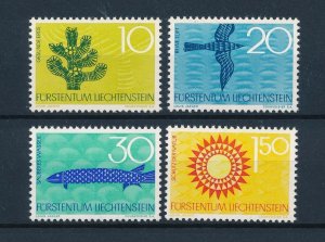 [49673] Liechtenstein 1966 Marine life fish plant Bird sun  MNH