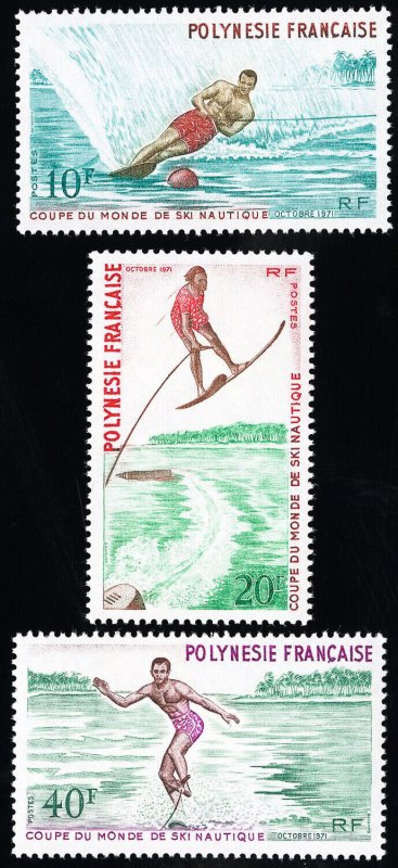 French Polynesia Stamps # 267-69 MLH VF Scott Value $37.00