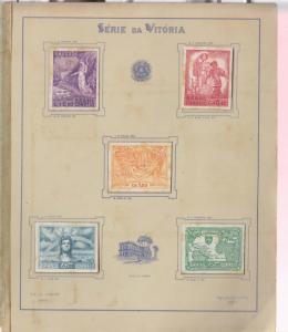 O) 1945 BRAZIL, PROOFS, COMPLETE SET, VICTORY OF ALLIED NATI