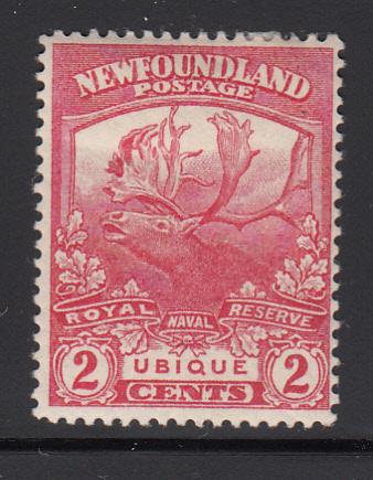 Newfoundland 1919 MH Scott #116 2c Ubique Trail of the Caribou
