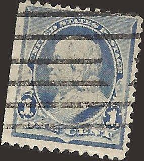 # 219 DULL BLUE USED BEN FRANKLIN SCV-0.75