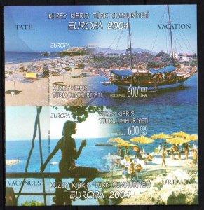 Cyprus Turkish 2004 Europa CEPT Vacation Mi.Bl.22B Imperf. MNH