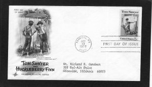 1470 Tom Sawyer, FDC Art Craft cachet addressed