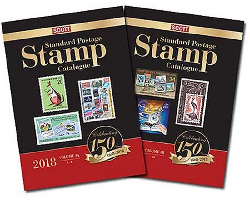 Scott Stamp Catalog 2018 Volume 4A & 4B - COUNTRIES J THRU M