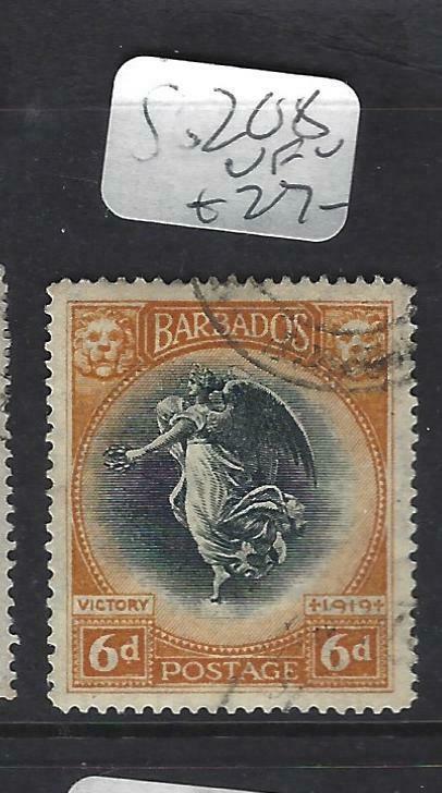 BARBADOS  (PP1903B)  VICTORY 6D  SG 208   VFU