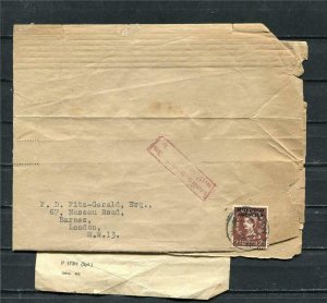 Great Britain 1956 Cover stamp Revenue Morocco Agencies London 9505