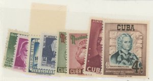 Cuba #543-552 Unused Single (Complete Set)