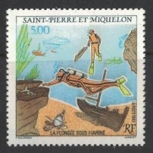 1993 St Pierre and Miquelon 650 Sea fauna 2,80 €