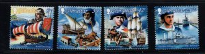 Gibraltar #798-801  (1999 Maritime Heritage set) VFMNH CV $8.15