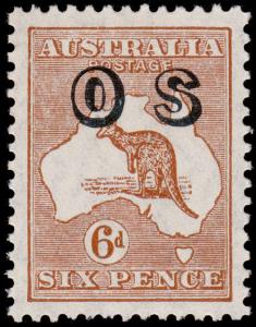 Australia Scott O5 (1932) Mint LH F-VF, CV $97.50 M