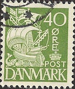 DENMARK -  #238 - Used - SCV-0.25