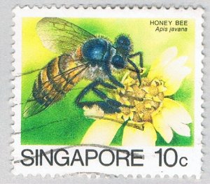 Singapore 454 Used Honey Bee 1985 (BP59209)