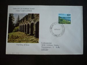 Postal History - Norfolk Island - Scott# 53 - First Day Cover
