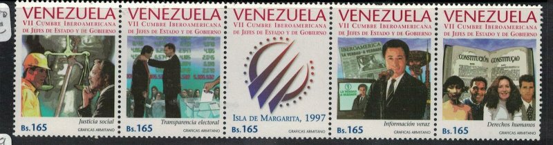 Venezuela SC 1582 Strip of 5 MNH (8ehf)