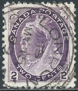 Canada, Sc #76, 2c Used