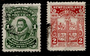 Newfoundland #87-88 Definitive Used