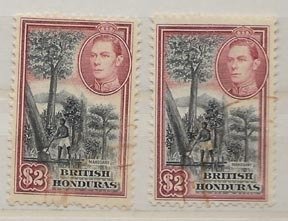 British Honduras 125 x2copies (-)