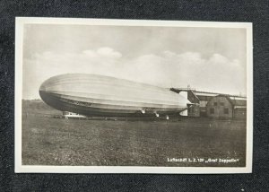 Mint Vintage LZ 127 Graf Zeppelin Real Photo Postcard RPPC