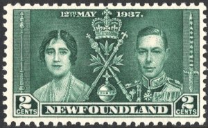 Newfoundland SC#230 2¢ King George VI and Queen Elizabeth (1937) MNH