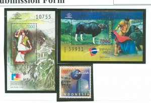 Indonesia #2006/2015/2020 Mint (NH) Souvenir Sheet