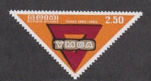 Sri Lanka # 645, YMCA Centennial, Mint NH, 1/2 Cat.