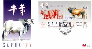 South Africa - 1997 Year of the Ox FDC SG 965