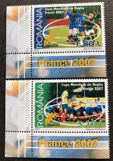 Romania 4997-4998 MNH with Labels